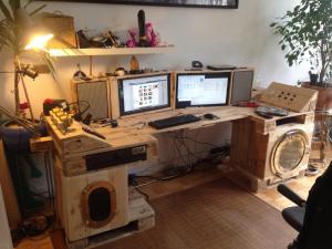 Steampunk-Schreibtisch, Rohbau fertig