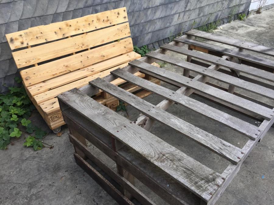 Paletten wetterfest Haltbarkeit behandelt, unbehandelt, lackiert etc