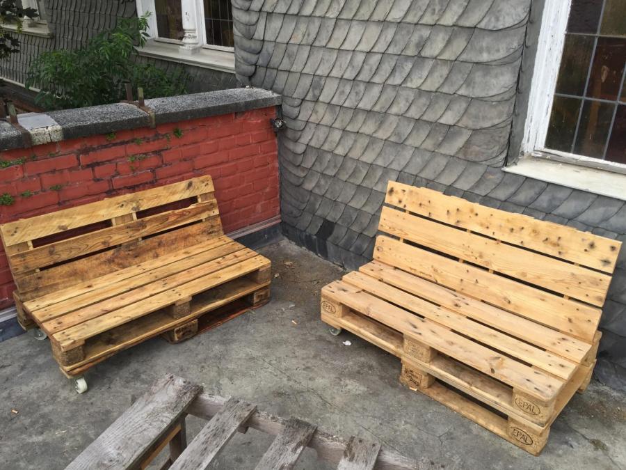 Paletten wetterfest Haltbarkeit behandelt, unbehandelt, lackiert etc