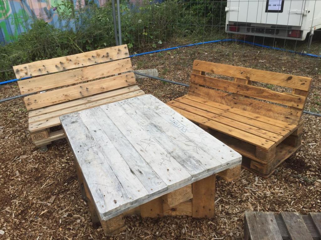 Paletten wetterfest Haltbarkeit behandelt, unbehandelt, lackiert etc